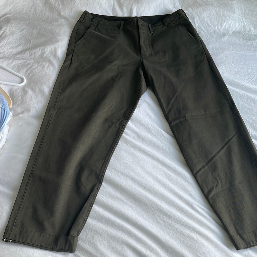 NWT J.Crew Military Green Men's Chino Pants Retail $148